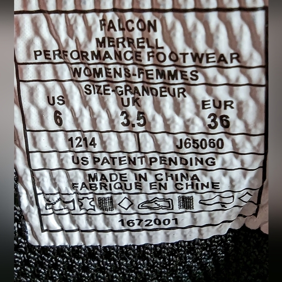 Merrell Women's falcon Azura Hiking Shoes, women's size 6 - Picture 10 of 12